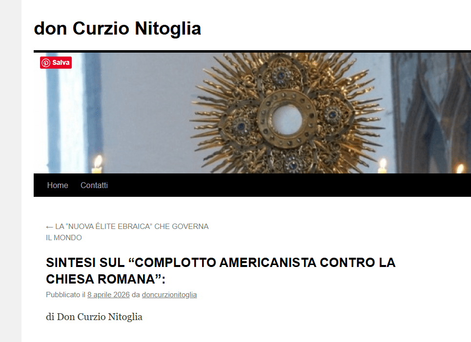 nitoglia, complotto