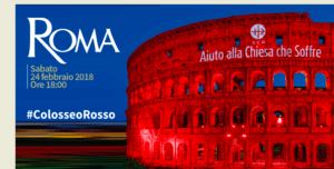 SONO I CRISTIANI I PIÙ PERSEGUITATI NEL MONDO. A ORIENTE E IN OCCIDENTE. STASERA IL COLOSSEO È ROSSO DEL LORO SANGUE. Schermata 2018 02 24 Alle 11.08.39 300x152