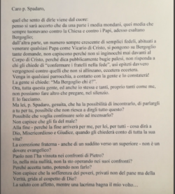 BESTIARIO. CLINTON (FELLATIO) UGUALE A MCCARRICK? BURKE: PICCOLE INFAMIE STRISCIANO. UNA DONNA SCRIVE A SPADARO. Lettera Palma 250x278