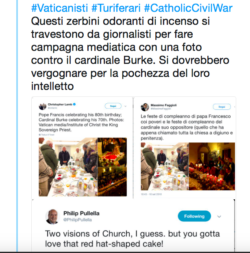 BESTIARIO. CLINTON (FELLATIO) UGUALE A MCCARRICK? BURKE: PICCOLE INFAMIE STRISCIANO. UNA DONNA SCRIVE A SPADARO. Turiferari Pul Fag 250x253