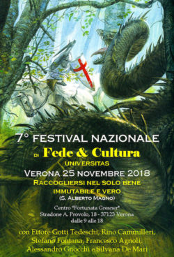 PORTICI, CARAVAGGIO, VERONA. TRE APPUNTAMENTI IMPORTANTI NEI PROSSIMI GIORNI. VEDETE QUALI. Fede E Cultura Manifesto 250x368