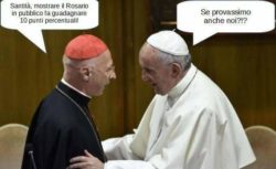 SUPER EX: IN POLITICA L'EFFETTO BERGOGLIO C'È, ECCOME. MOLTI CATTOLICI SONO ENTRATI NELLE LISTE DELLA LEGA. Papa Rosario 4 250x153