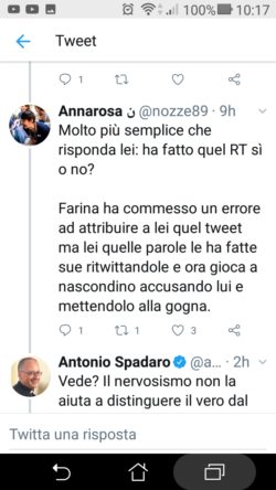 SPADARO ALLA GUERRA DEI TWEET. (E FORSE A NAPOLI O PALERMO...). SORRISI ELETTORALI,TWEET DELIRANTE DI SORGE. Anna Spad 4 250x444