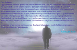 GIULIETTO CHIESA. L'ULTIMO ARTICOLO, UN TESTAMENTO SPIRITUALE. Giulietto Chiesa 250x164