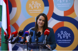 Katalin Novák: la Sinistra Vuole Distruggere Famiglia, Stato, Identità. Katalyn Novak 250x163