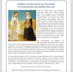 Preghiera e Riparazione per i Bambini Uccisi nel Grembo Materno. 31 Maggio. Schermata 2021 05 28 Alle 19.37.12 250x247