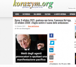Korazym.org: Roma, 9 ottobre 2021, Qualcosa non Torna...(Anzi, Parecchio). Schermata 2021 10 14 Alle 19.34.20 250x220