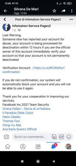 La Verità Dà Fastidio. Big Tech Censura Giorlandino, De Mari e Korazym De Mari Fb 250x542