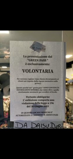 Bestiario GreenPascista. A Futura Memoria, Immagini e Parole dal Web Covid Genova Nervi 250x541