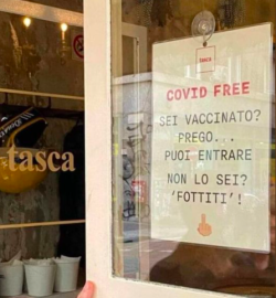 Bestiario GreenPascista. A Futura Memoria, Immagini e Parole dal Web Covid Negozio Fottiti 250x270