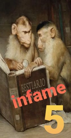 Bestiario Infame 5. Orrendi sul Web. Anche di Qua Nuova Schiera s'Aduna. Bestiario Infame 5 250x485