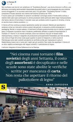 Bestiario Guerra-Vaccinista. Oltre la Realtà, al di là di ogni Vergogna. Ucraina Zafesova Fake 250x420