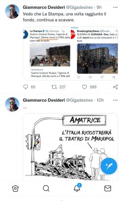 Ucraina Mariupol Amatrice Stampa 250x407