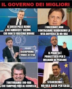 Il Bestiario del Malore Improvviso. E dell'Incredibile Pesantezza dell'Idiozia. Covid Ucraina Governo 250x306