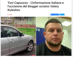 ucraina blogger ucciso