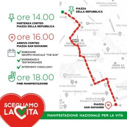 Per la Vita, Manifestazione il 21 maggio a Roma. Esserci è Importante. 21 Maggio Vita 250x250