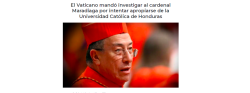 Infovaticana. Il Vaticano ha Indagato Maradiaga. Voleva Impadronirsi dell'Università Cattolica? Schermata 2022 05 06 Alle 15.11.28 250x93