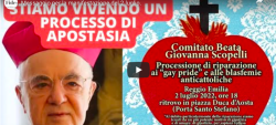 Processione di Riparazione a Reggio Emilia. Messaggio e Video di Mons. Viganò. viganò, scodelli