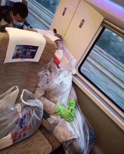 Alieno In Treno Covid 250x310