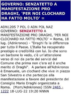 Draghi Clochard 250x336