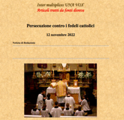 Novara. Che Male Fanno i Cattolici Vetus Ordo? Perché Perseguitarli? Novara Messa Vetus Ordo 250x243