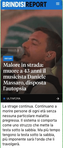 Malore In Strada 43 Anni