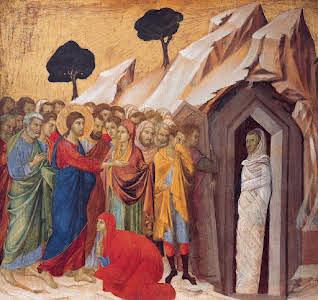 Lazzaro Resurrezione Duccio