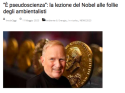 Premio Nobel de Física, John Clauser, sobre el cambio climático: “Pseudo ciencia periodística” Schermata 2023 05 13 Alle 11.03.36 250x186
