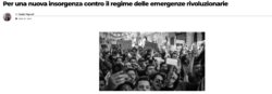 Nuova Insorgenza contro il Regime delle Emergenze Rivoluzionarie. Schermata 2023 05 25 Alle 10.37.51 250x87
