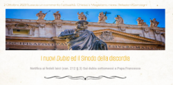 I nuovi Dubia. Cinque cardinali tentano di ottenere risposte chiare dal papa. Schermata 2023 10 02 Alle 08.23.22 250x124
