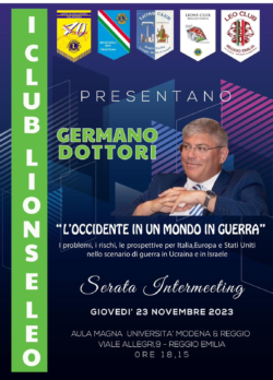 Eventi, Incontri, Convegni dei Prossimi Giorni. Emilia, Roma, Veneto. 2023 11 23 18.15 Reggio Emilia Germano Dottori Loccidente In Un Mondo In Guerra 250x348