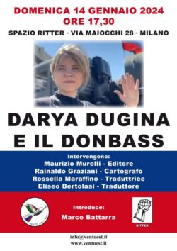 2024 01 14 17.30 Milano MurelliGrazianiMarrafinoBertolasi Darya Dugina E Il Donbass 250x354
