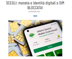Scegli: Moneta e Identità Digitali o SIM Bloccata. In Nigeria. Pro Memoria. Schermata 2024 01 02 Alle 08.28.29 250x205