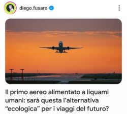 Aereo A Liquami La Stampa 250x225