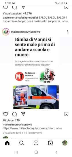Malore Nove Anni 250x542