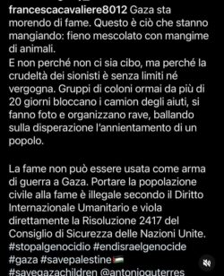 Gaza Muore Di Fame 250x308