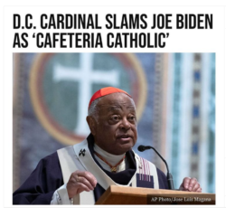 Joe Biden è un "Cattolico da Mensa". Parola di Wilton Cardinal Gregory, Washington D.C. Biden Gregory 250x240