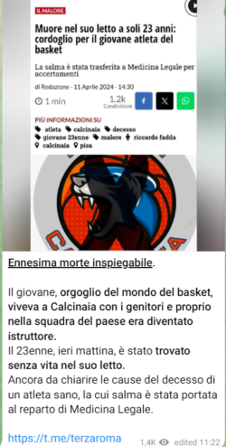 Morte 23 Anni 250x494