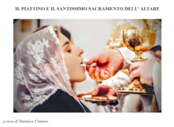 L'Eucarestia, e il Piattino. Perché Dovrebbero Usarlo, Tutti. Vetus e Novus Ordo. Alleati dell'Eucarestia. Alleati Piattino 250x183
