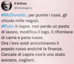 Mc Donalds Russo Sofista 250x216