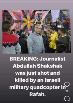 Giornalista Ucciso 250x353