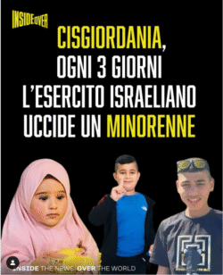 Gaza. In 7 giorni Hanno Chiesto aiuto 400 Orfani. Unici Sopravvissuti. West Bank: Ucciso un Minore ogni Tre Giorni. Cisgiordania Minori 250x308