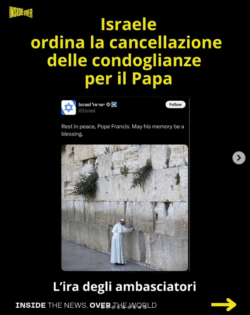 Israele Papa Ambasciatori 250x315