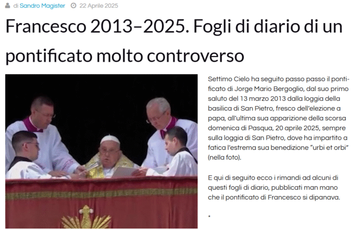 Magister Bergoglio 700x447