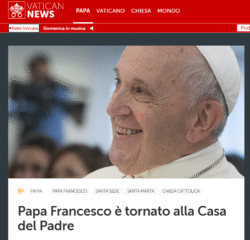 Ha muerto el Papa Papa Morto Vatican 250x240