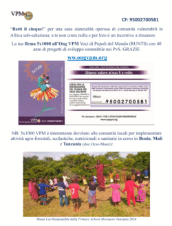 Conclave, che lo Spirito Soffi più Forte del Chiacchiericcio Televisivo...e una Mano per l'Africa. Benedetta De Vito. De Vito Batti Il Cinque Bdv 250x328