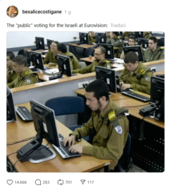 Gaza, Continua la Mattanza dei Giornalisti. Picco di Suicidi nell'Esercito Israeliano, 7500 in Cura Mentale dopo Gaza. Eurovision Israele 2 250x269