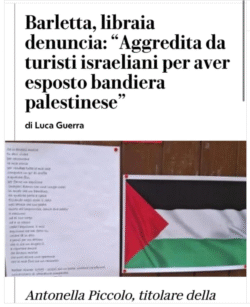 Gaza, Continua la Mattanza dei Giornalisti. Picco di Suicidi nell'Esercito Israeliano, 7500 in Cura Mentale dopo Gaza. Gaza Barletta Libraia 1 250x307