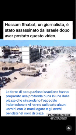 Gaza Giorn Ucciso Dopo Video 250x441