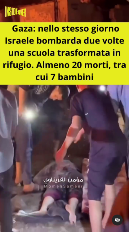 Gaza Scuola Bombe